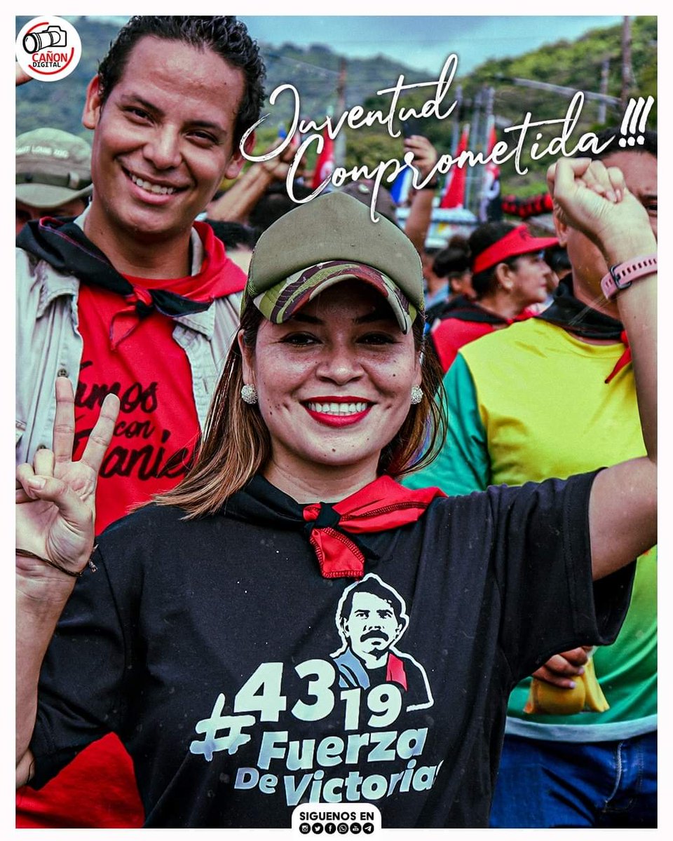 Sin una juventud dispuesta al sacrificio, no hay revolución 🇳🇮❤️🖤🌧🌬⛈️ 📸 @CanDigital2