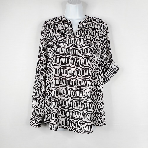 bevsshop's tweet image. Check out Calvin Klein Button-Up Black White Regular M Women Tunic V-Neck Tab Sleeve Top #calvinklein #buttonup #buttonfront #tunic #rolltabsleeve #fashion #womensfashion #ebay ebay.com/itm/1154515046… #eBay via @eBay
