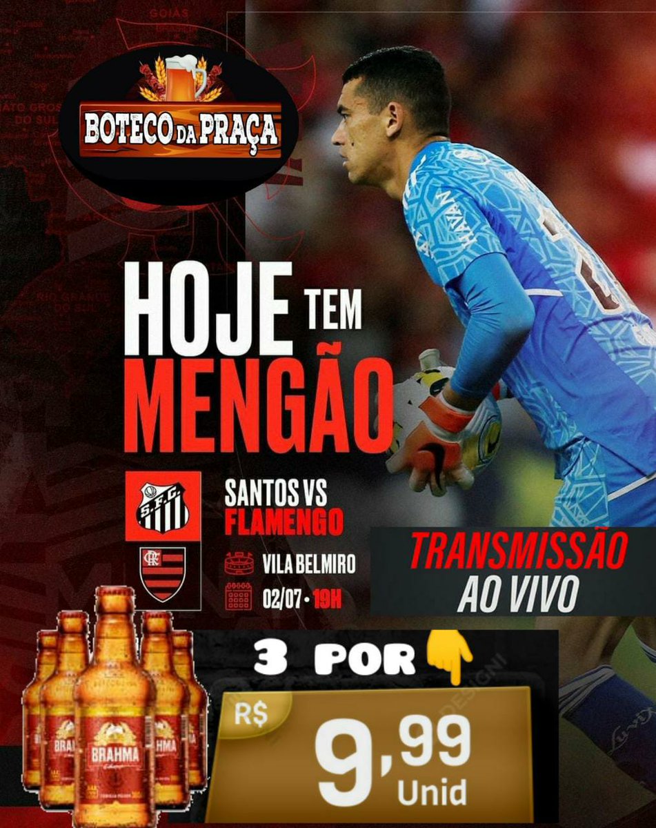 EspacodoBoteco's tweet photo. Hoje tem Mengão, e tomando uma gelada é muito melhor.
#Brota 
#BotecodaPraça https://t.co/N1S3F4yXpx