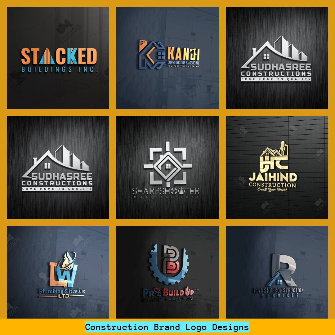 Creative Construction Company Logo that Will Blow Your Mind – Get ...