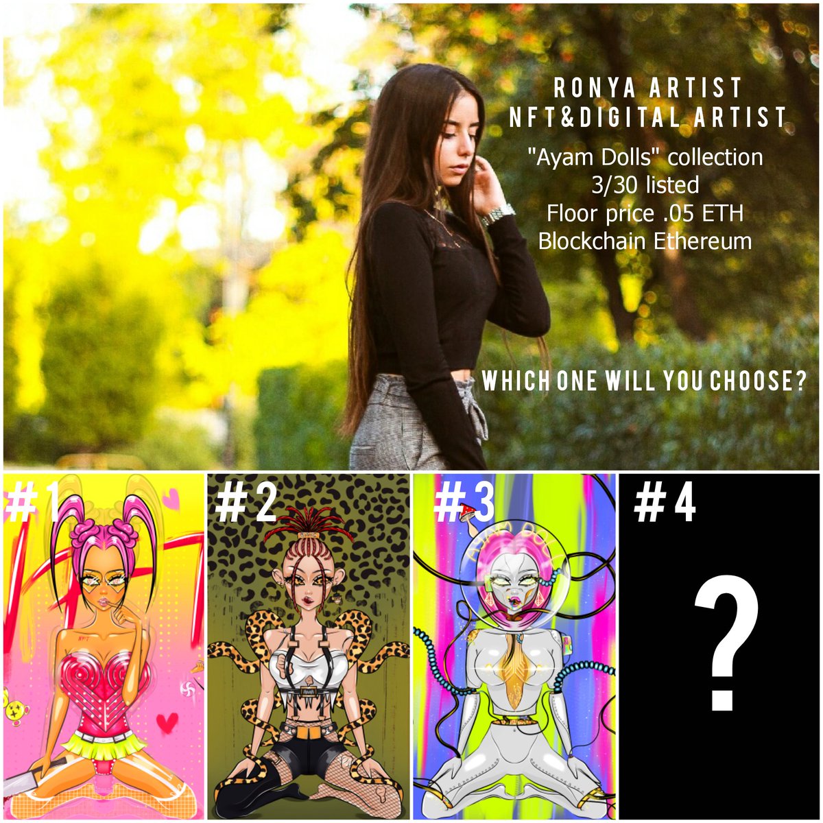 ronyaartist's tweet photo. Hi kittens 💕 #NFTCommumity
🌟I hasten to announce the good news!🌟
A couple of days later a new drop🔥❤
And don't forget about my other dolls👯♂️🥰
https://t.co/EAj3yuqiH7
#ronyanft #NFTartist #NFTArt https://t.co/yMrF7u0qIg