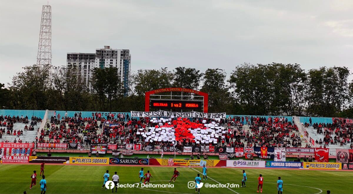 sector7dm's tweet photo. Kami menjawab panggilan, dari sisi timur Gelora Delta dan mempersembahkan "New Season, New Spirit &amp; New Hope" yang berarti musim baru, semangat dan harapan juga harus baru. https://t.co/HXTzkhzFCi