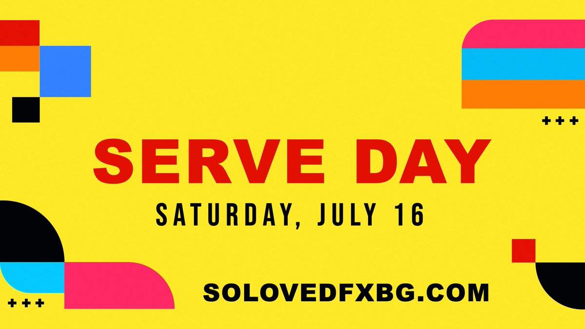 NewPostChurch's tweet image. Join us Saturday, July 16th at 8 a.m. as we partner with other local churches to serve our community through cleanup and betterment!  

For more information and to sign up go to: solovedfxbg.com/serve-day