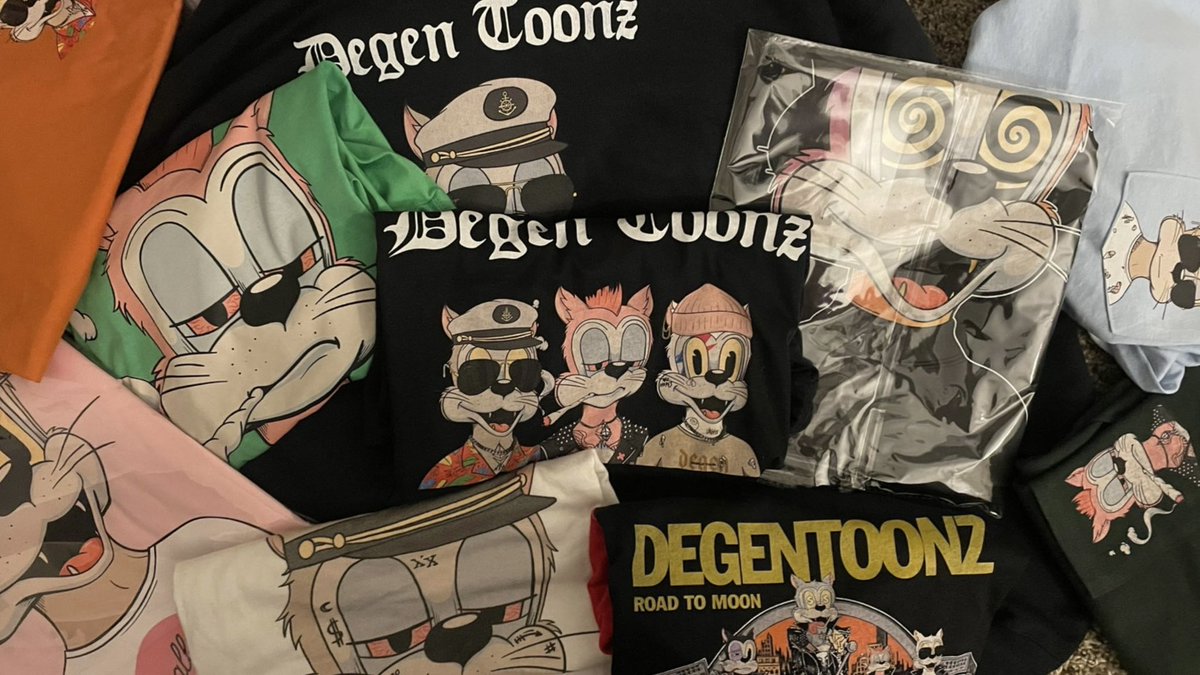 @degentigerking <a href="/ToonzMerch/">Toonz Merch</a> for Custom NFT Clothing