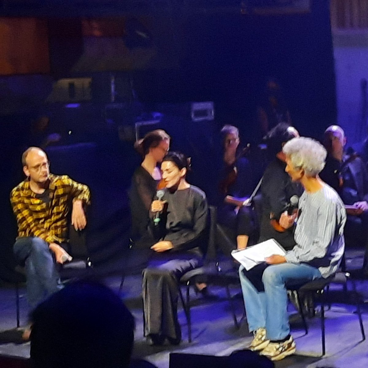 So fab to see the <a href="/gazelletwin/">Gazelle Twin</a> and <a href="/maxdewardener/">Max de Wardener</a> collaboration 'The Power and the Glory' again today played by the <a href="/BBCCO/">BBC Concert Orchestra</a>. Electric. <a href="/southbankcentre/">Southbank Centre</a> <a href="/PRSFoundation/">PRS Foundation</a>