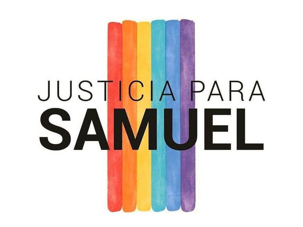ManoloRosadoC's tweet photo. Hoy se cumple un año del terrible asesinato homófobo que acabó con la vida de Samuel. Seguiremos pidiendo justicia y medidas reales para acabar con los discursos y delitos de odio, y con cualquier manifestación de LGTBIfobia. No te olvidamos. 🏳️‍🌈🖤

#JusticiaParaSamuel https://t.co/GbR13OZjY5