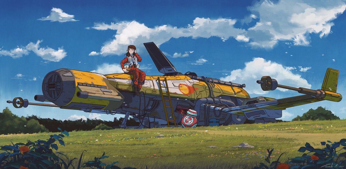 kotecinho's tweet photo. Star Wars x Studio Ghibli, Stephen Zavala https://t.co/SFUBZCXswt