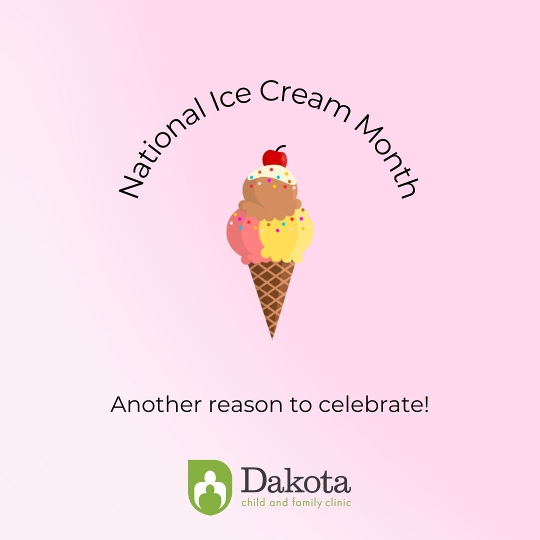 Take a break from the warm weather and enjoy some ice cream! We're still celebrating our 10th anniversary and ice cream is the cherry on top.  You can join our celebration by visiting  dakotachildandfamily.org/10years/

#punintented #10kfor10years #nonprofitclinc #dakotacounty