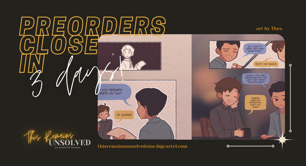 trunsolvedzine's tweet photo. 👻 3 DAYS LEFT UNTIL PREORDERS CLOSE👻

In the meantime, enjoy this preview of a piece featured in our zine. Don't miss out! https://t.co/1NqjO9f5uP https://t.co/jShANBNqFs