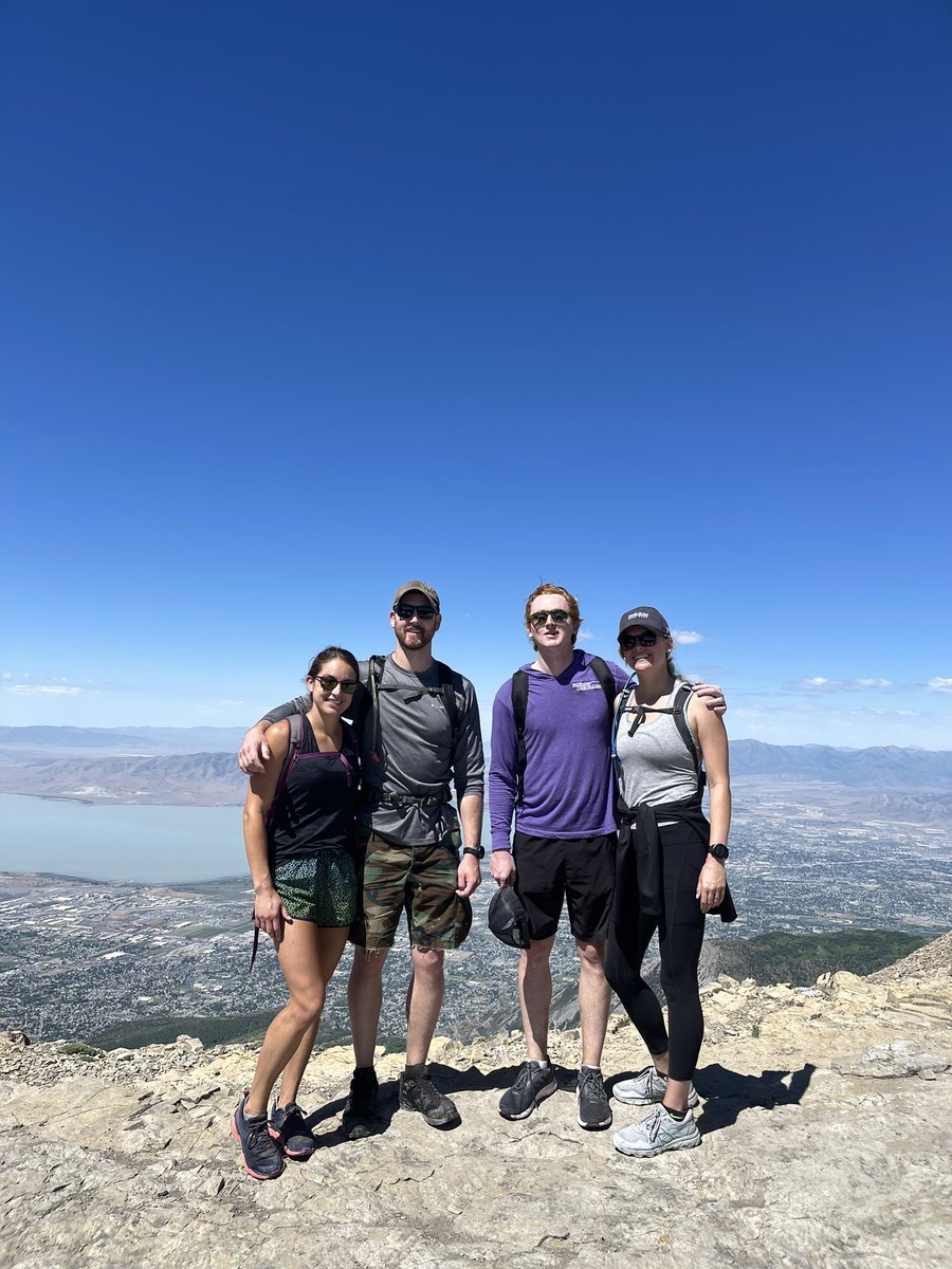 Great day hiking Mt. Timpanogos. Being a resident in Utah is a great gig. <a href="/UtahGenSurgRes/">Utah General Surgery Residency</a> <a href="/saraj_pereira/">Sara Pereira MD</a>