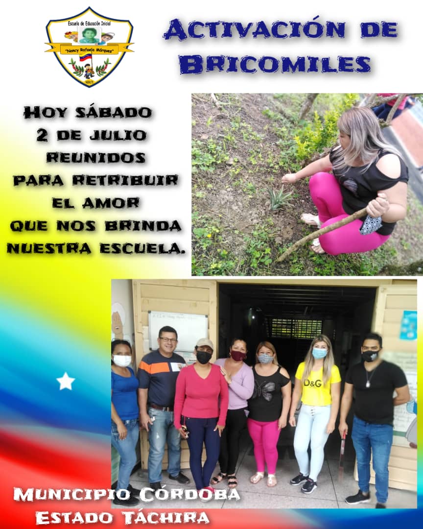 Dando cumplimiento a la orden de operaciones desmalezamiento y limpieza de áreas verdes junto a la brigada Bricomiles <a href="/maduro_en/">Nicolás Maduro</a> @MPPEDUCACION <a href="/Berzabethg1/">Berzabethgandicaoficial</a> <a href="/_LaAvanzadora/">Yelitze Santaella</a> @ZonaEducTachira