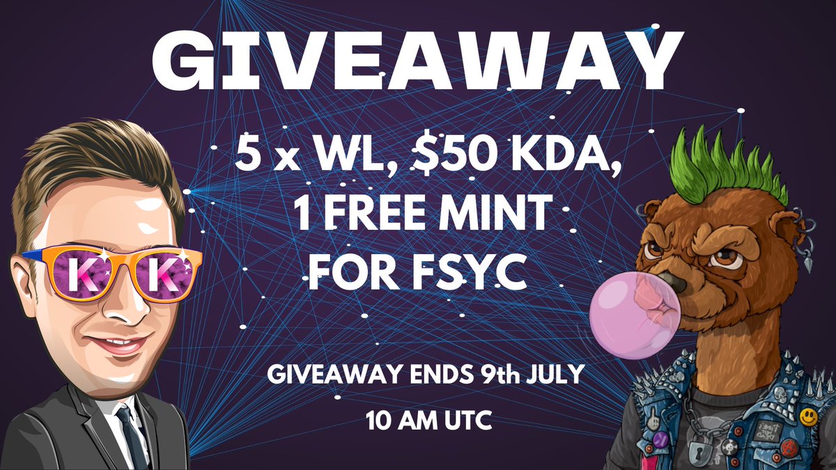 coinesper's tweet photo. 🚀🔥 GIVEAWAY 🔥🚀

I’ve teamed up with the awesome folks at @FullSpendYC to giveaway 

💎 x5 White List Spots
💎 x1 Free Mint
💎 $50 of $KDA  

To enter 

1️⃣ Follow @FullSpendYC + @coinesper 
2️⃣ Like and RT 
3️⃣ @ in your crypto fam

Easy and good luck https://t.co/yA6YElN8gy