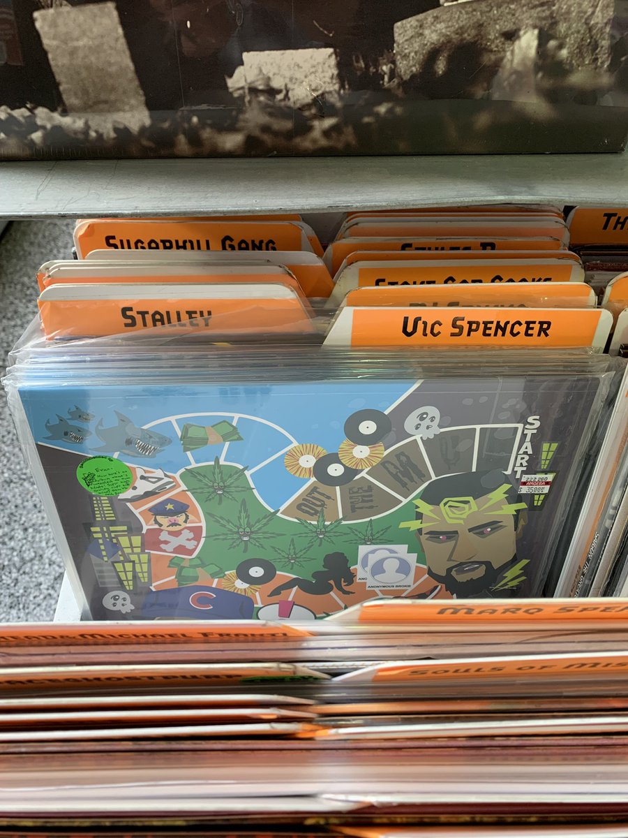 supasoundsllc's tweet photo. Shout out to @VicSpencer with his own section at #amoebamusic . Thanks #amoeba for being tapped in with us over here @supasoundsllc . Our chambers are loaded!! #undergroundhiphop #amoebamusic #getem #NowPlaying https://t.co/lRcfVQTWJn