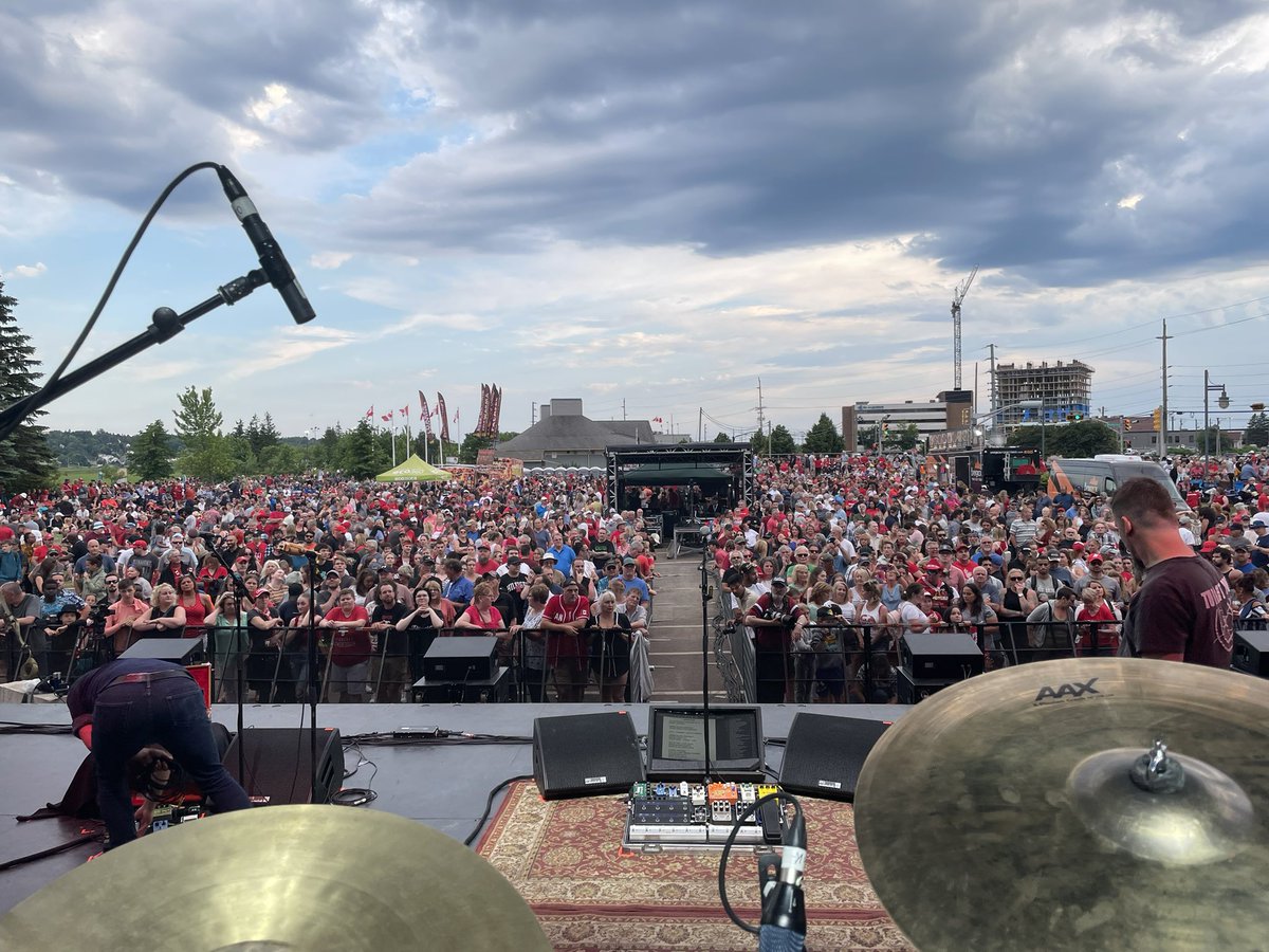 Start of the tour in Moncton for Canada Day! We had a blast and now off to play Montreal Jazz Fest.  Come check out the Colin James Band at a town near you!