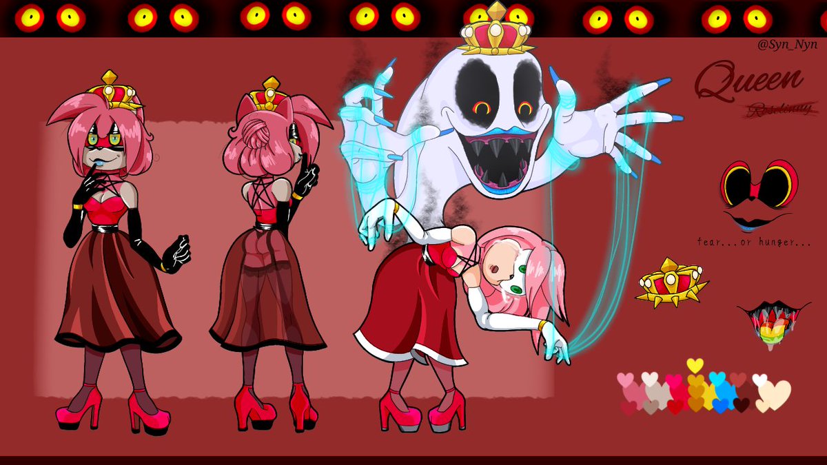 SYN_NYN's tweet photo. finally finished 🙌, my queen is ready, she is willing to interact with anyone ( ◜‿◝ )♡
#AmyGhostRose #Queen #R̷o̷s̷e̷l̷i̷n̷n̷y̷ #Kingboomboo #Boomboo #Queemboomboo #AmyRose https://t.co/rSlwcoa5Y5