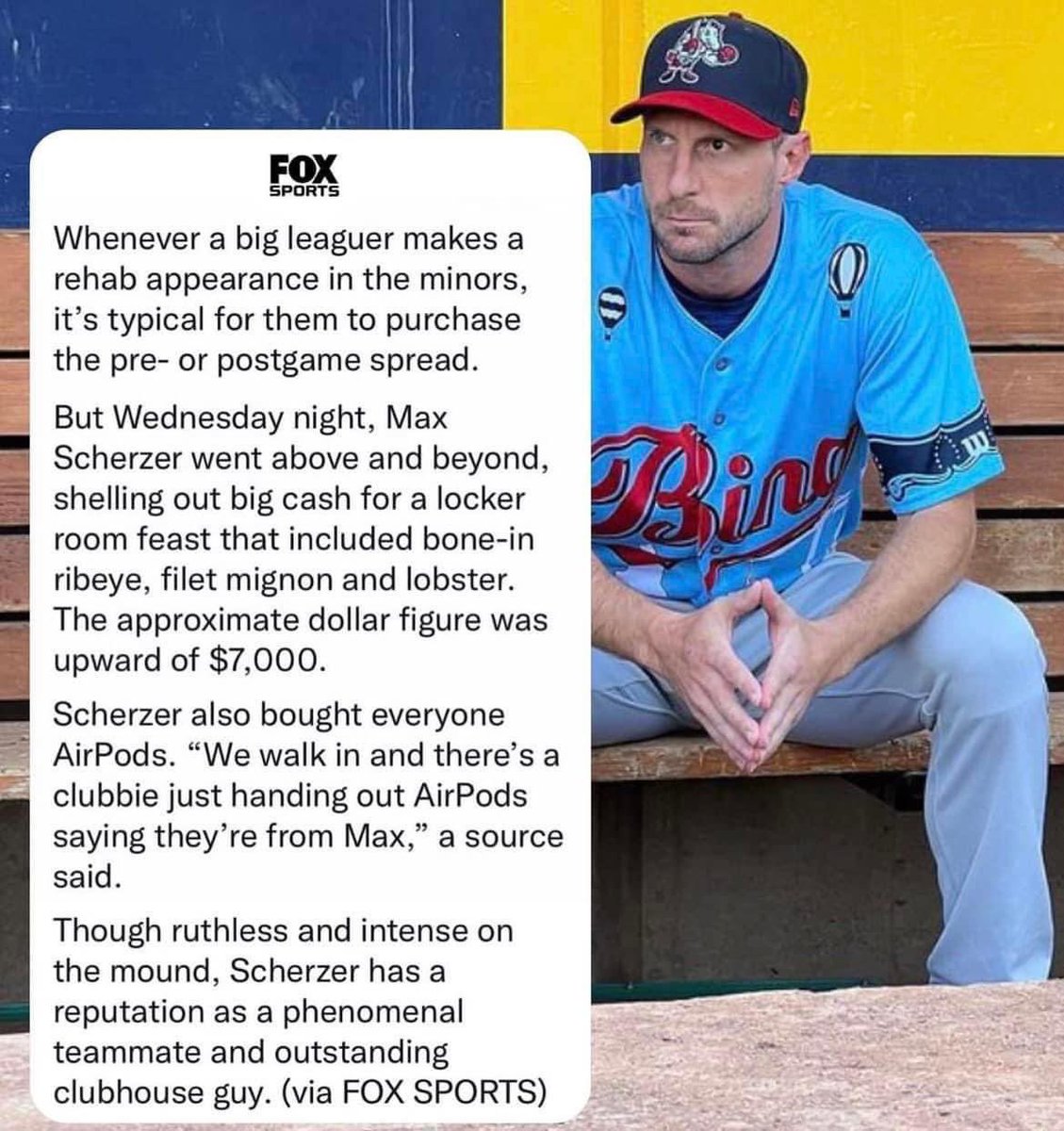 LoveTheRox's tweet photo. Stories like this always catch my eye…talent is awesome, but being a good person on top of having talent is what really impresses me - no matter the team. And this clubhouse tradition is pretty cool too! https://t.co/sUnd7uMiPh