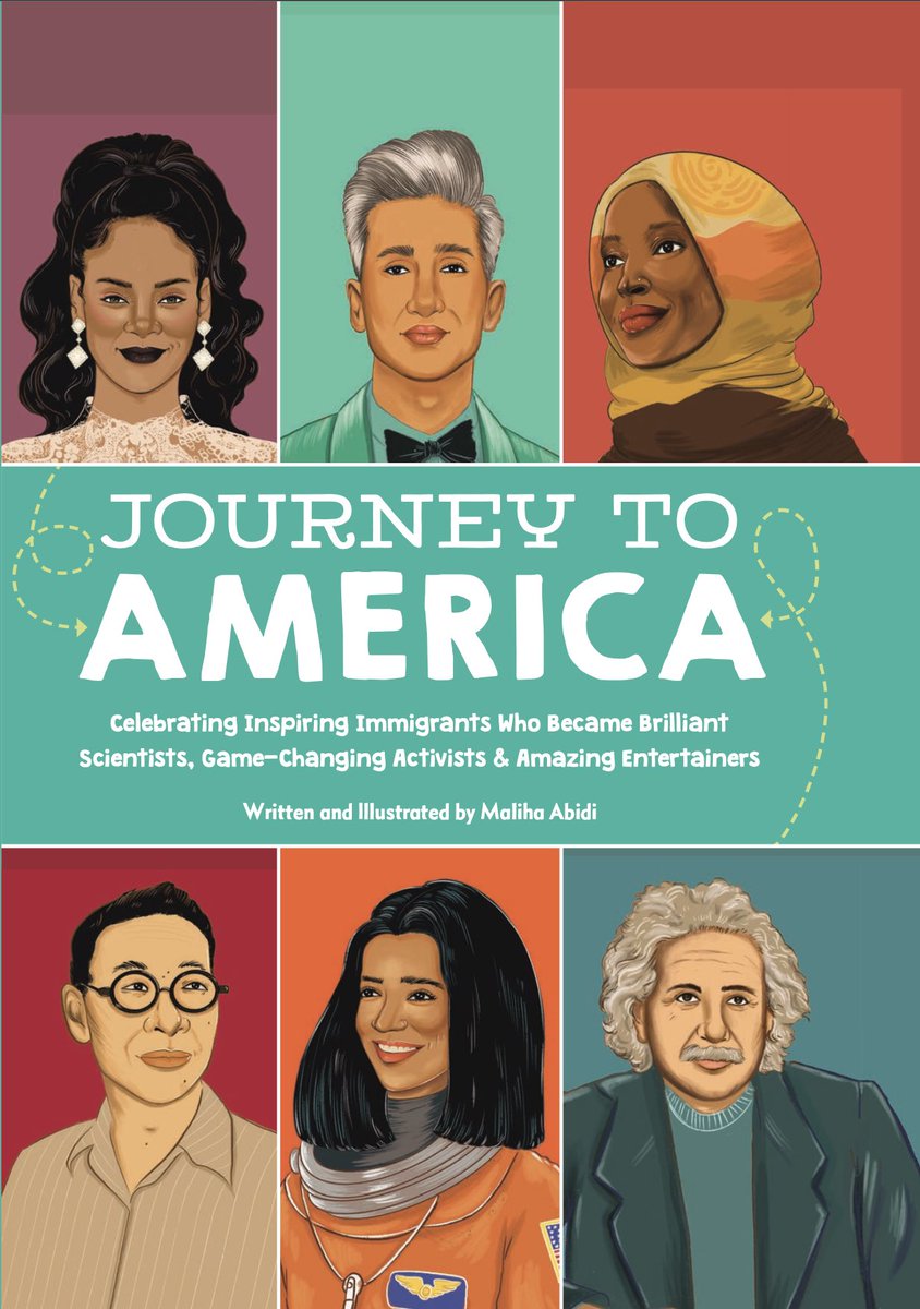 NEW BOOK ❤️
Grateful to share about my 3rd book, Journey to America that is all about celebrating immigrant stories that have made U.S into the country it is today.

Been working on this book since 2019 and it is a special project to me.🧵