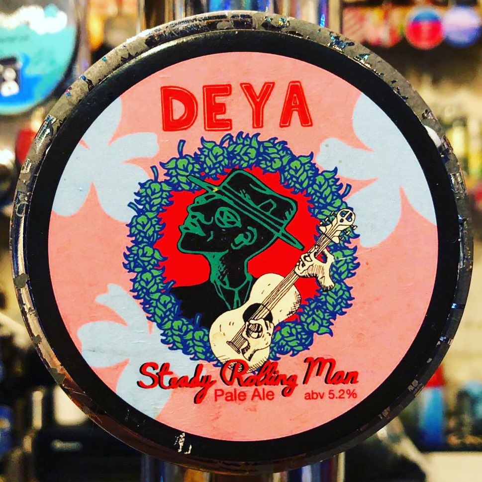 Freshly tapped Steady, I think you’d prob like to know #Tooting 😉🧐🍺 #DeyaBrewery #SteadyRollingMan #CraftTooting #Craftbeer #Bar & #BottleShop open late! #BroadwayMarket #TootingBroadway #beer #beers