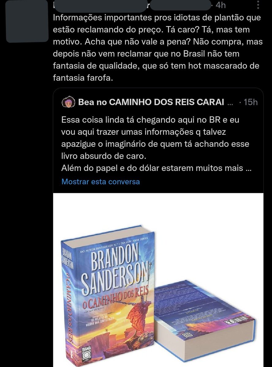 Theuss_J's tweet photo. Acha que não vale a pena gastar 14% do seu suado salário em um livro lançamento morando num país que se encontra em crise?! Depois não reclame que no Brasil não tem fantasia de qualidade https://t.co/hYW5QtlX4w