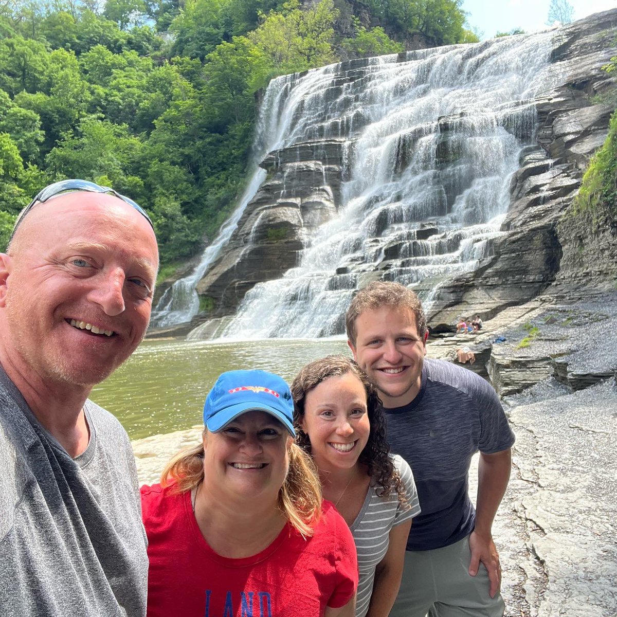 debinithaca's tweet image. Two waterfall walk! #ithacafalls #cascadillagorge #visitithaca #dogwalk