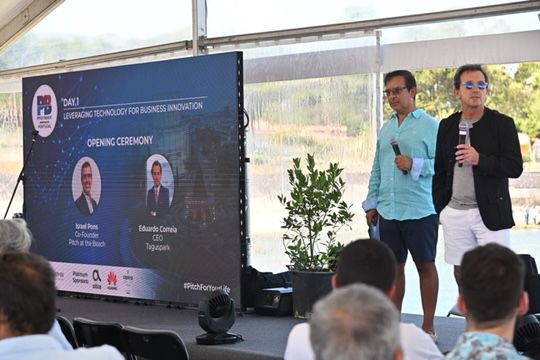 Pitchatthebeach's tweet photo. ▶️Opening Ceremony
#pitchforyourlife #AlticeLabs #Taguspark #portugal https://t.co/32xRLdZhb6