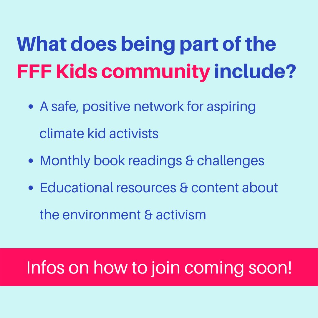 fffus_kids's tweet photo. COMING SOON: FFF KIDS! 🌎🌼🌊A safe, positive community for aspiring kid activists! 

Our social media accounts will help amplify FFF Kids’ kids positive actions and empower their voices! 💪🏽🗣💚

#FridaysForFuture 
#FFFKIDS
#environmentaleducationforkids https://t.co/fCutJKVcwk