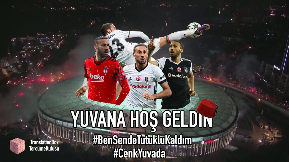 Hoş Geldin @CenkTosun_ 
Sakatlıktan Uzak, Başarıya Yakın Bir Sezon Olsun
#BenSendeTutukluKaldım #CenkYuvada