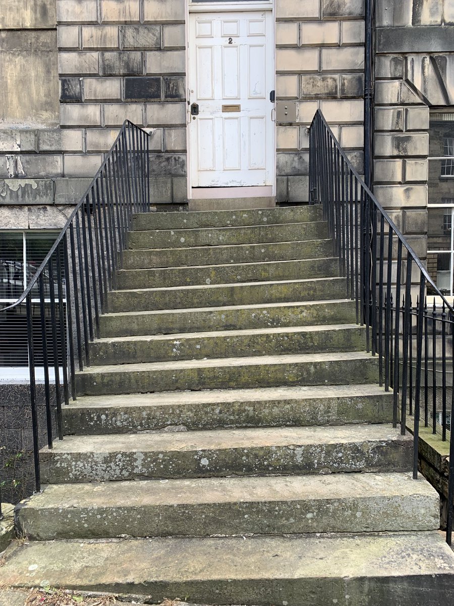 The inebriation steps. Check how sober you are by walking to the top…. #NewTown #Edinburgh