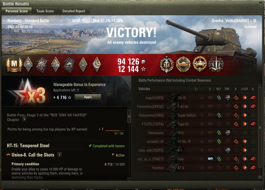 theradrin's tweet photo. @worldoftanks Server:NA
IGN: Svedka_Vodka https://t.co/a3IYRzM8ww
