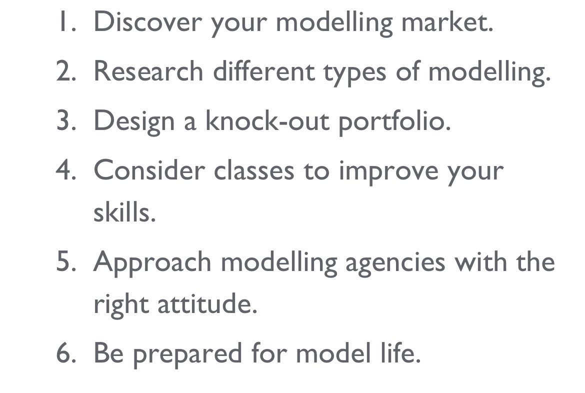 ModellingGuru's tweet image. 6 Modelling Tips for Beginners

#modelling #modeladvice