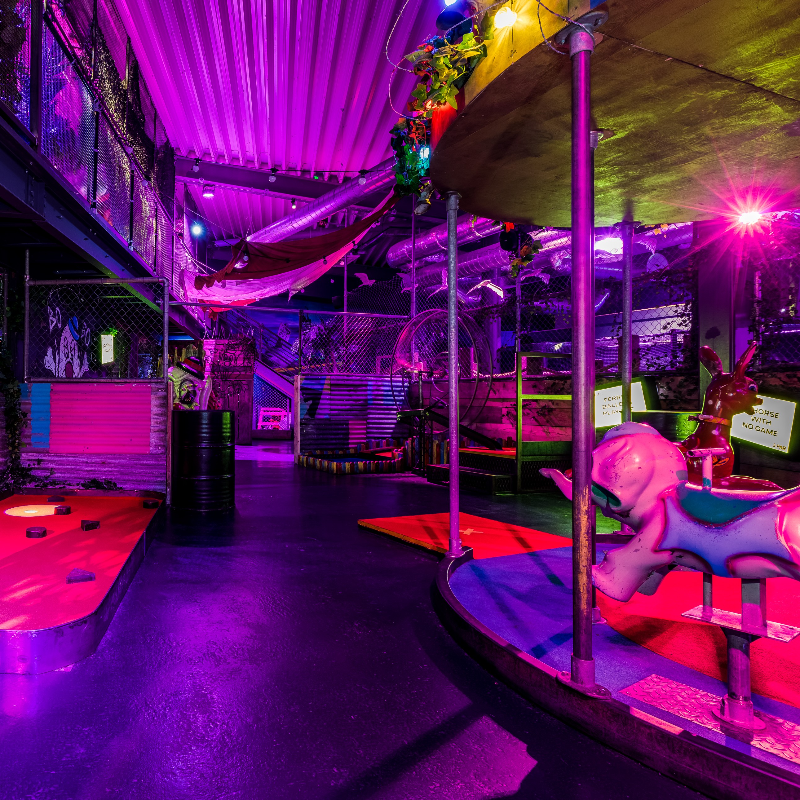 Junkyard Golf Club on X: Born Trippy? Rave through the 90s on course Dirk.  Exclusive to our London Junkyard, expect big tunes, furry walls and  distorted floors 🏌️‍♀️. Book now 🔗 in