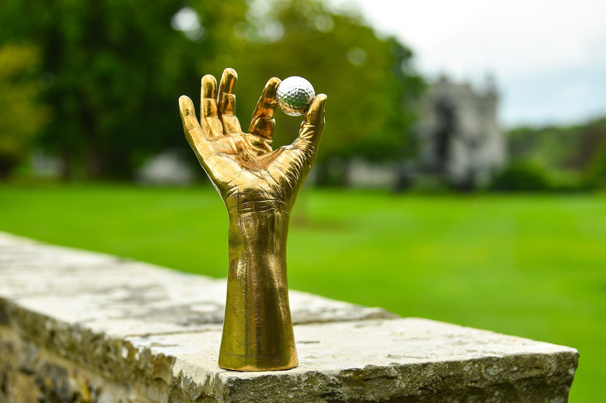 Introducing the JP McManus Pro-Am trophy. 🏆

This evening we will be hosting our players for the #JPProAm2022 draw so keep an eye on our feed for our tee times release later… ⏰ 

Who do you think will get their hands, on this hand? 👇