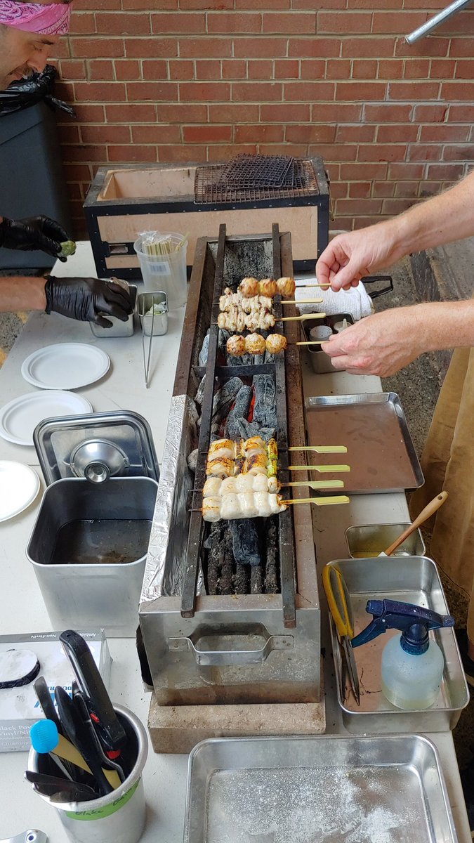 We've Torisumi yakitori on-site today. Come get your fix.