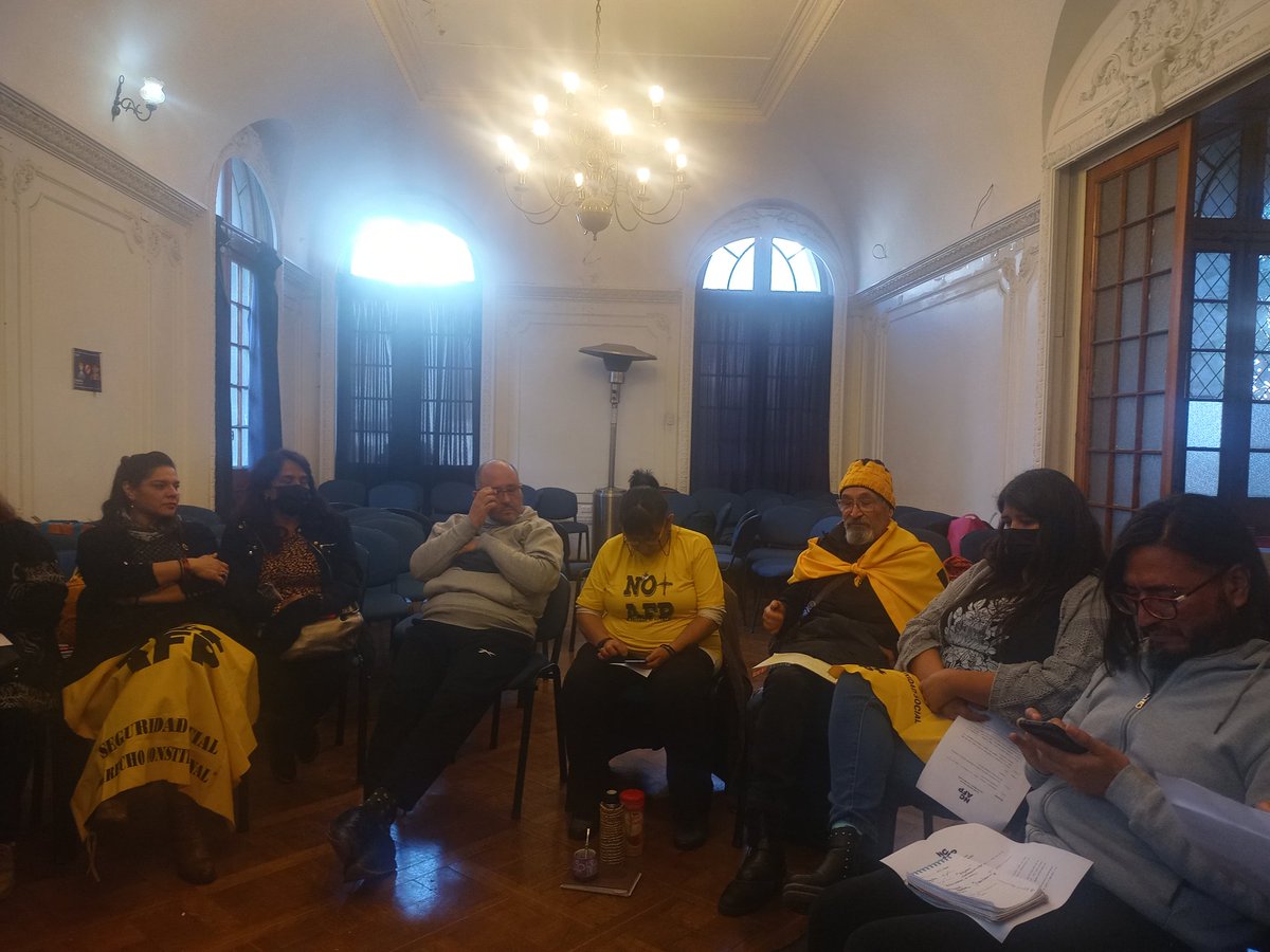 Discusion Grupo 1 Congreso Nacional de #NoMasAFP despues de 2 años nos reunimos nuevamente
#AprovamosXSeguridadSocial