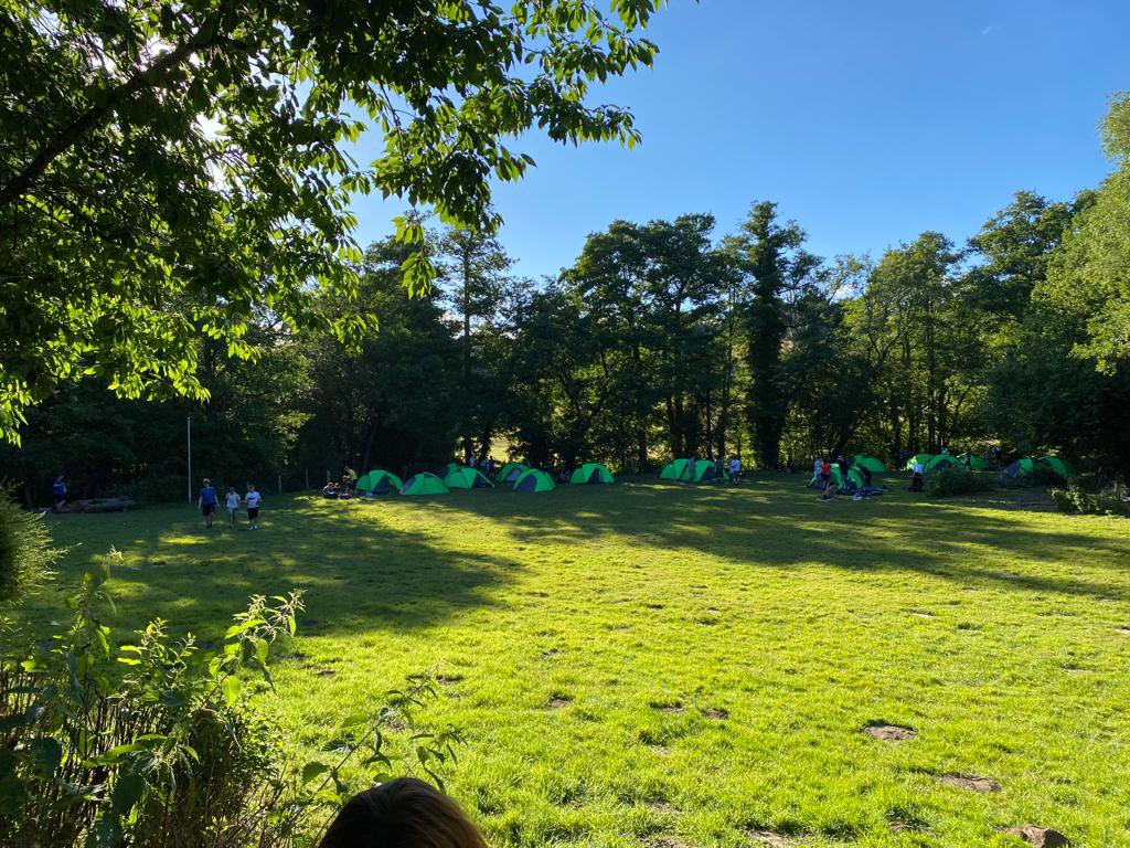 Year 10 have set up camp for the evening. <a href="/DofE/">The Duke of Edinburgh’s Award</a> bronze expedition going well <a href="/E3Adventures/">E3Adventures</a>