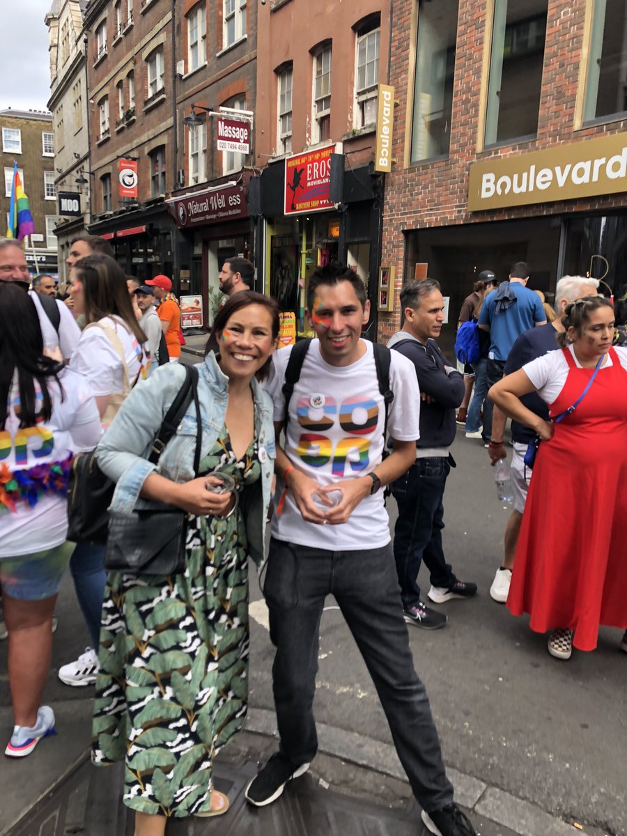 Couldn’t resist a flying visit into #LondonPride2022. Incredible. Huge kudos to everyone involved. #loveislove