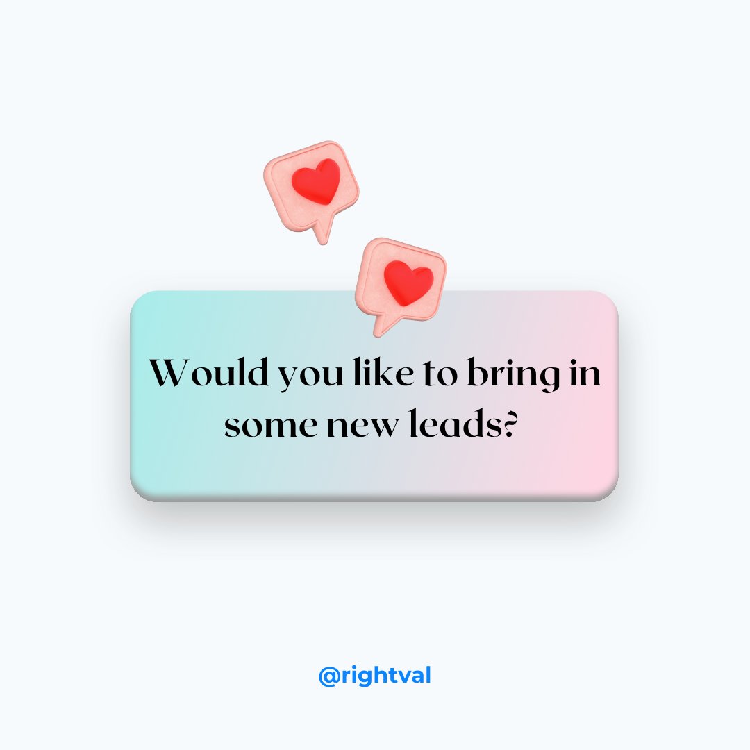 Would you like to bring in some new leads? Have you thought about an instant valuation tool? If not, maybe it is time to try with our two weeks free trial with no contractual tie ins! Yes, you read that right! Sign up today over at rightval.com.