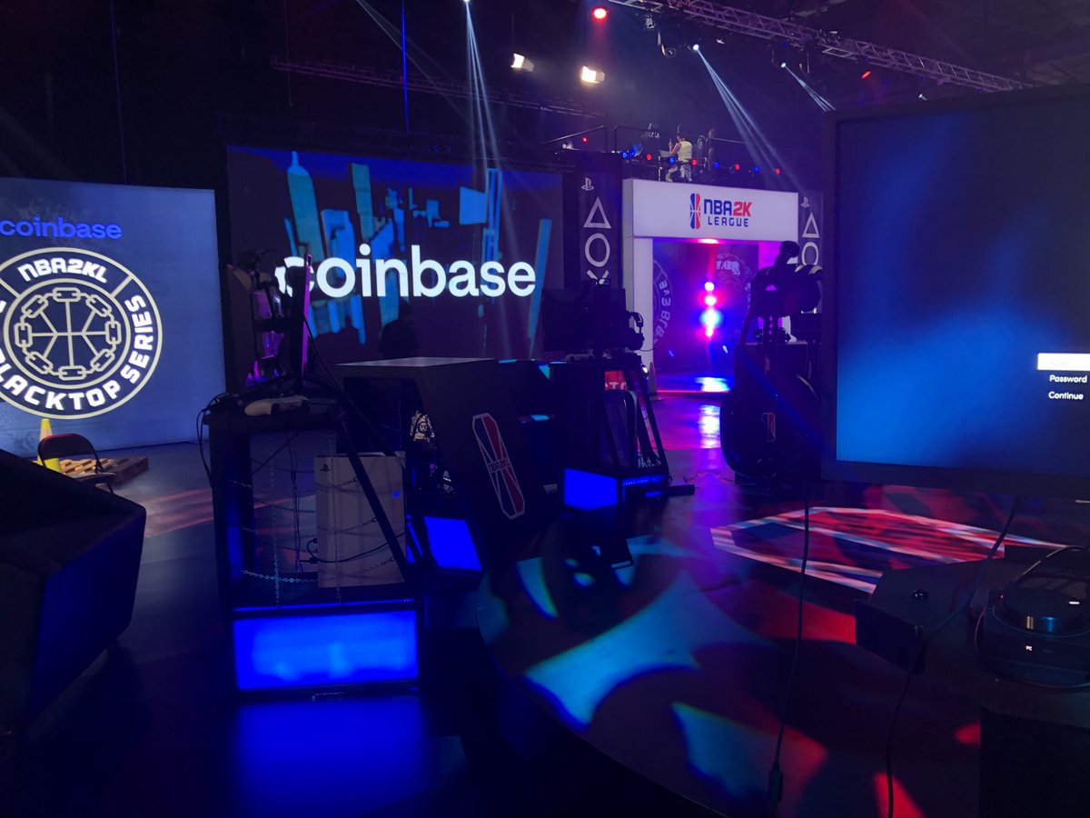 View from the ⁦<a href="/NBA2KLeague/">NBA 2K League</a>⁩ stage.  2k community qualifier, Handles, showing today that anyone can earn a seat here playing for BIG $$$.   ⁦<a href="/CLTXGaming/">Celtics Gaming</a>⁩ ⁦<a href="/PistonsGT/">PistonsGT</a>⁩ and ⁦<a href="/PacersGaming/">Pacers Gaming</a>⁩ all looking for the crown.  3pm start.  Lets go!!🔥🔥