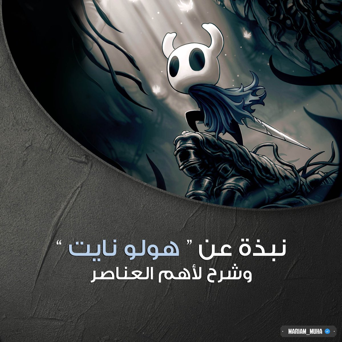 mariam_muha's tweet image. | نبذة عن Hollow Knight وشرح لأهم العناصر ✨
#HollowKnight