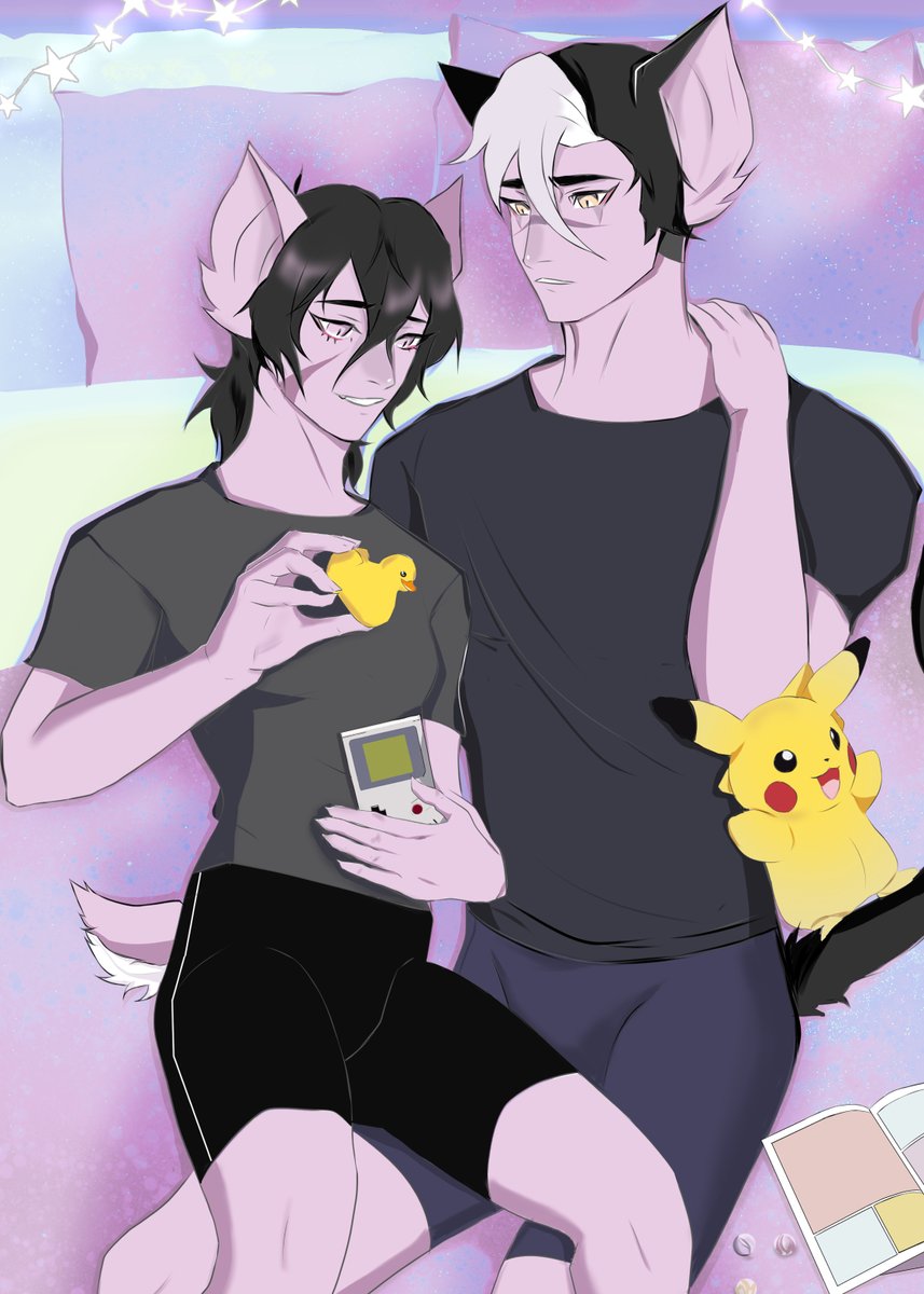 Keith showing Shiro stuff from his dad's home planet.
My second piece for <a href="/GalraSheithZine/">Binary Stars | Finished</a>. Keep your eyes peeled for the leftover sales. 

#sheith