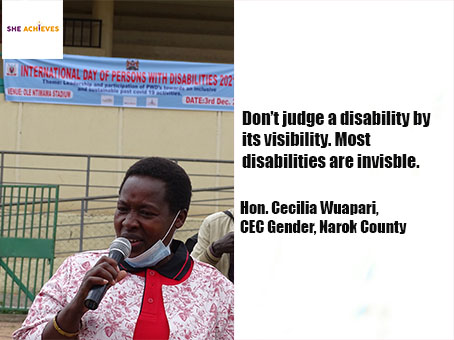Not all forms of disabilities are visible. #Disabilityrights
