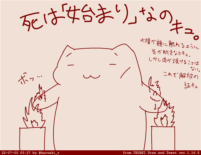 ใซใซใๆๅฃใฎๆ็ฅใซใชใฃใใญใฅใใใฃใณ #tegaki_dt