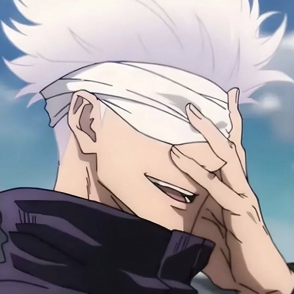 Bakugou cosplaying gojo is my new religion