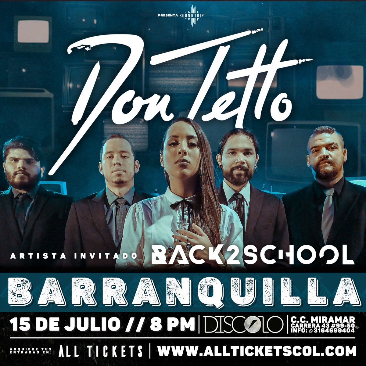 Los sueños si se cumplen 🔥🖤 nos vemos junto a <a href="/DONTETTO/">Don Tetto</a> este 15 de julio mi Barranquilla 💘 #GraciasVida <a href="/Back2SchoolBand/">Back 2 School</a>