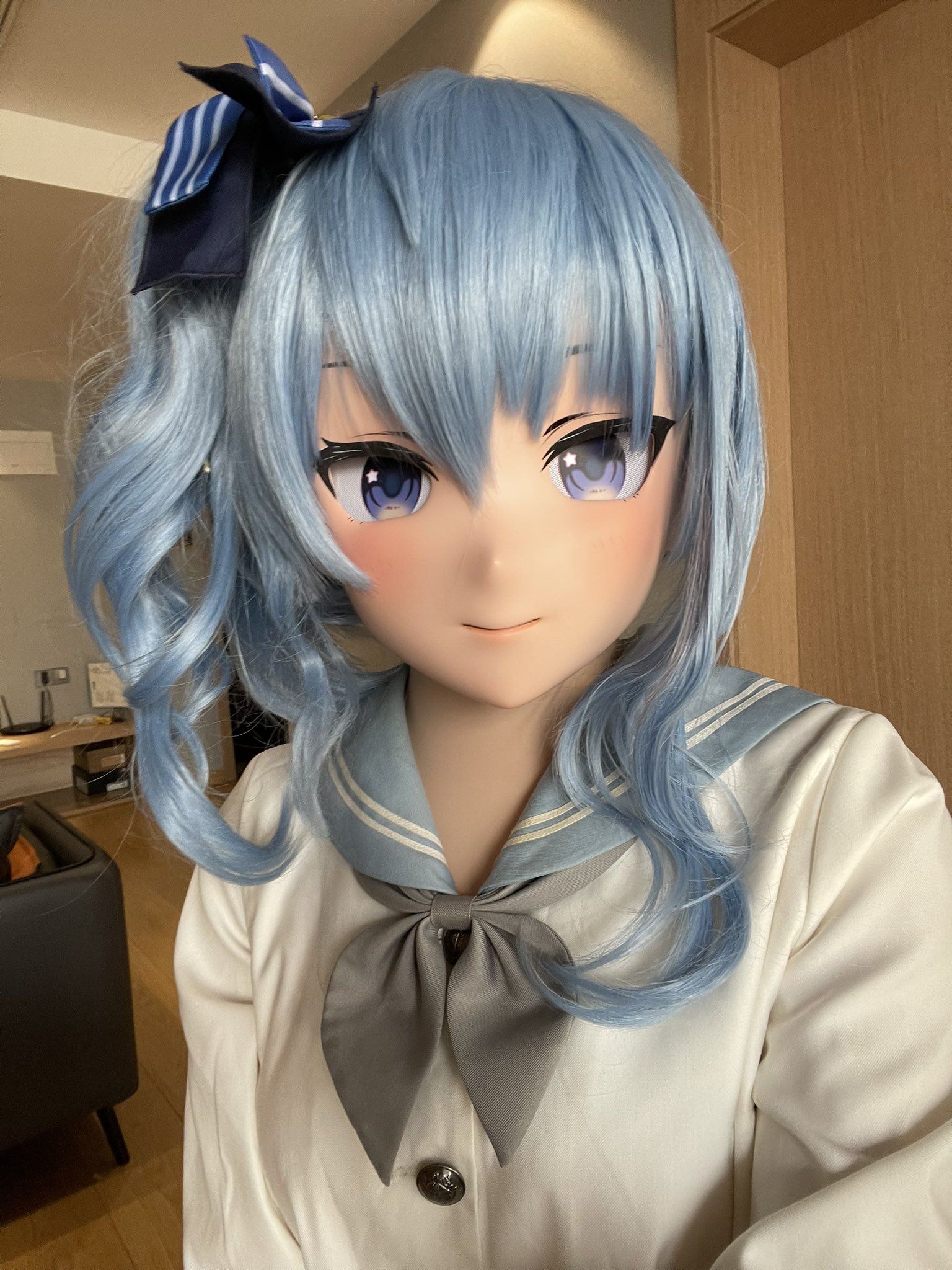 小波津志　着ぐるみ&フォトカ　ミャクミャク しょうぶちゃん と #ミャクミャク ( @expo2025product )さん