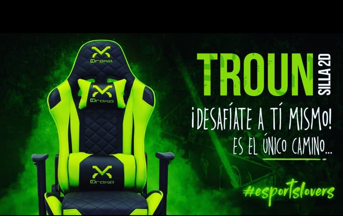 DroxioGaming's tweet photo. Se llama #TROUN y tú #DroxioManiaco has conseguido que esté valorada como uno de los mejores TRONOS Gaming 🙏🏽
Realiza tu pedido en https://t.co/sRIxTspdOU 💚
#comunidad #DroxioGaming #MadeInGranada #Droxio #eSportsLovers * https://t.co/OaECMiffHn
