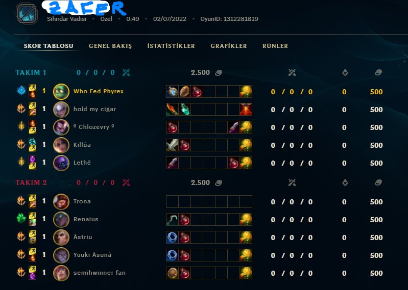 zor bir maç oldu elinize sağlık @BlackLotusEspor