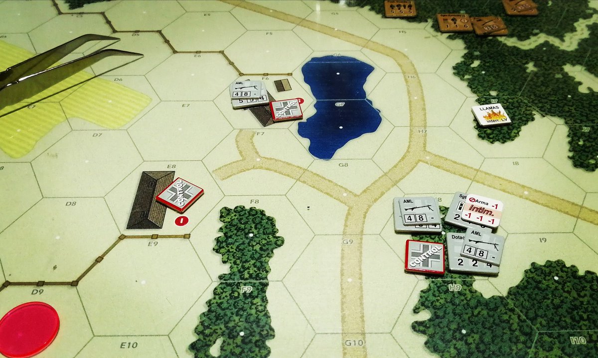 Quimerico_Inq's tweet image. Partida de prueba al #CombatCommanderEurope de @DevirIberia