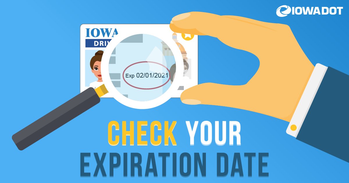 Iowa DOT on Twitter "It's time to pull out your driver's license or ID