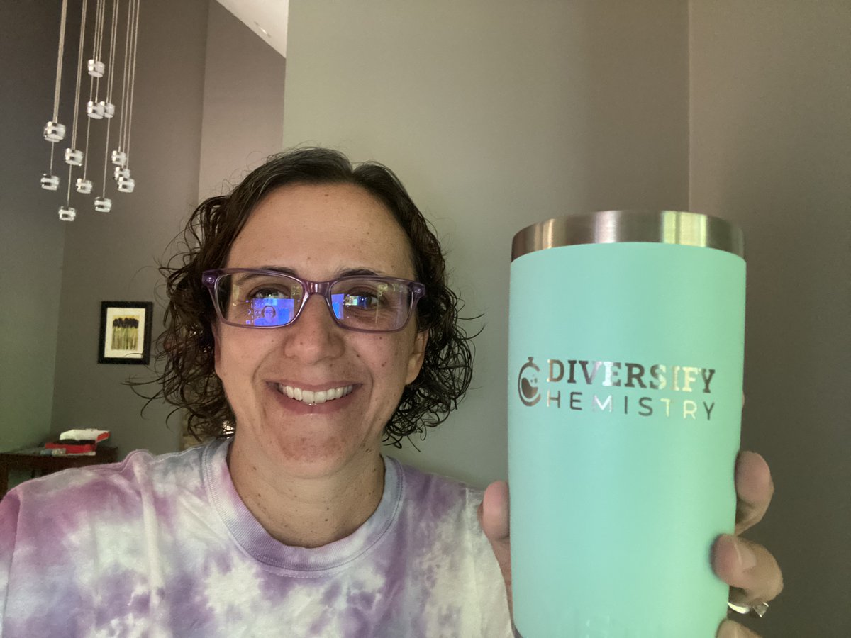 I am loving my new @DiversifyChem tumbler - thanks @greg__hughes and @Merck for doing this! Stay tuned for more exciting things to come from this partnership in the future!